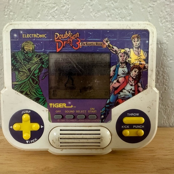 Double Dragon 3 (Tiger Electronics) Handheld, Tested & Working 1988 Vintage - Picture 2 of 4